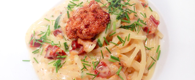 ~今まで味わったことのないパスタに出会えるのが当店自慢~(北海雲丹の濃厚クリームソース)